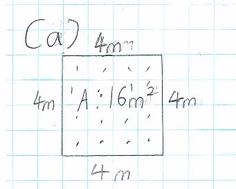 <p>Measurement and geometry: The combined area of spaces</p>